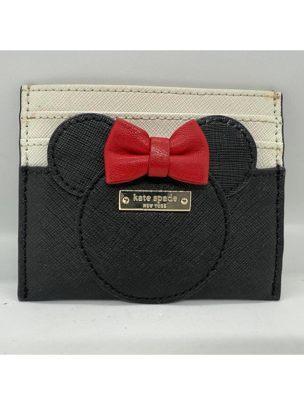 Kate Spade Disney Minnie Mouse Card Holder - Black & Red